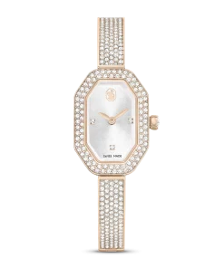 Dextera Bangle watch Swiss Made/Metal bracelet/Gold tone/Champagne gold-tone finish