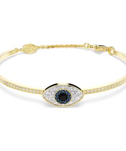 Symbolica bangle Evil eye/Blue/Gold-tone plated