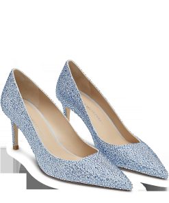 STUART WEITZMAN Stuart Power Shine pump Blue